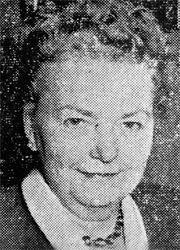 Porträt von Frau Martha Günther, 1914 übernahm unter anderem sie die Leitung des neueingeweihten Stadtparkrestaurants, des Parkhauses, schwarz-weiß Aufnahme