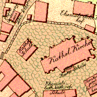 Grundriss der Stadt Bochum (von Volkhart aus dem Jahr 1842, Büttenausgabe)