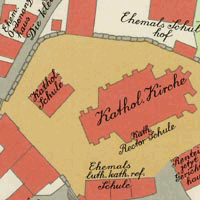 Grundriss der Stadt Bochum (von Volkhart aus dem Jahr 1842, Papierausgabe)