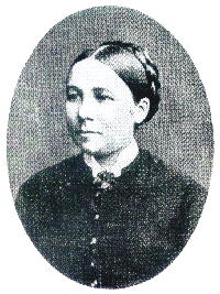 Porträt von Henriette von Noel, schwarz-weiß Aufnahme