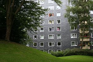 Außenaufnahme eines Gebäudes in der Inneren Hustadt