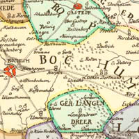 Karte der Grafschaft Mark (von Müller aus dem Jahr 1775)