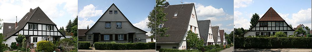 Foto: Collage über die Siedlung Dahlhauser Heide