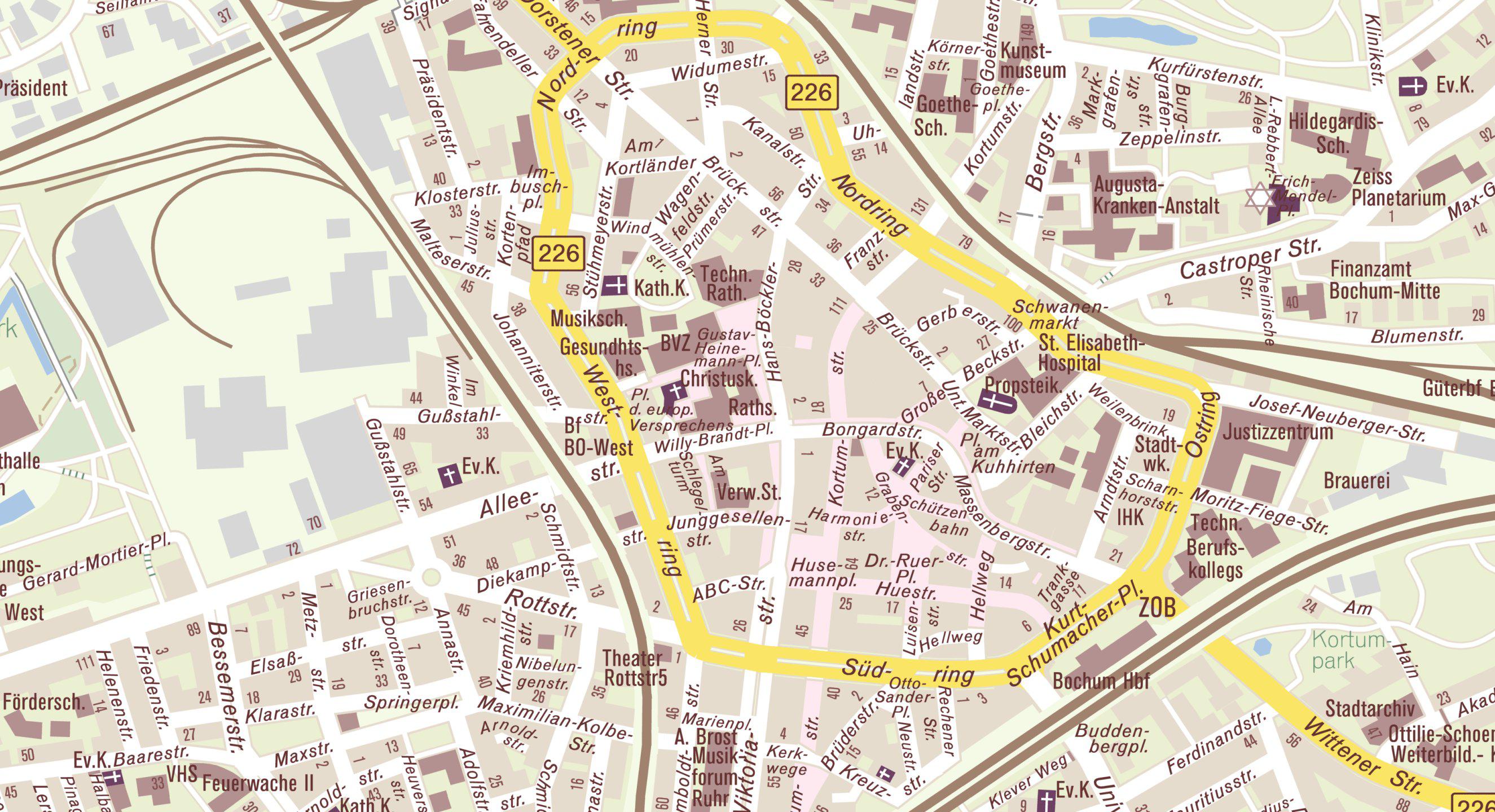 Lageplan für die Adresse Willy-Brandt-Platz 2