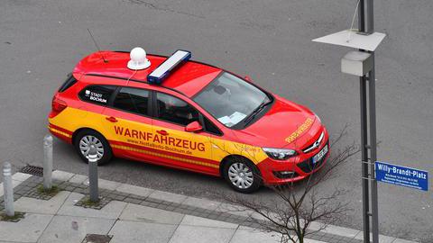 Foto: Test Warnfahrzeug