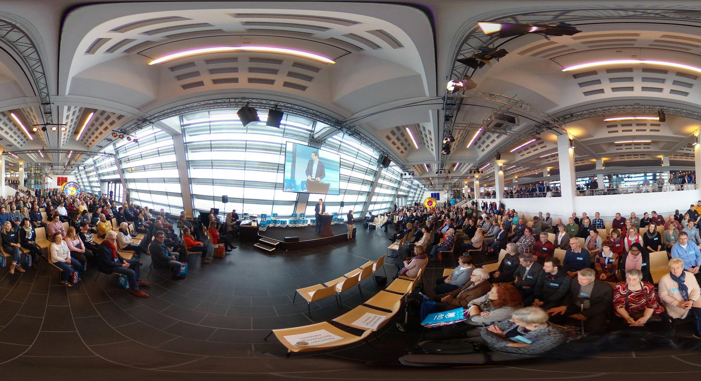 360 Grad Foto von der Bürgerkonferenz Bochum 2018
