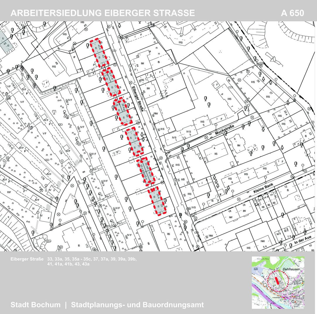 Übersichtskarte Eibergerstraße