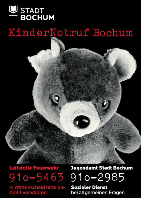 Kindernotruf Bochum - Plakat