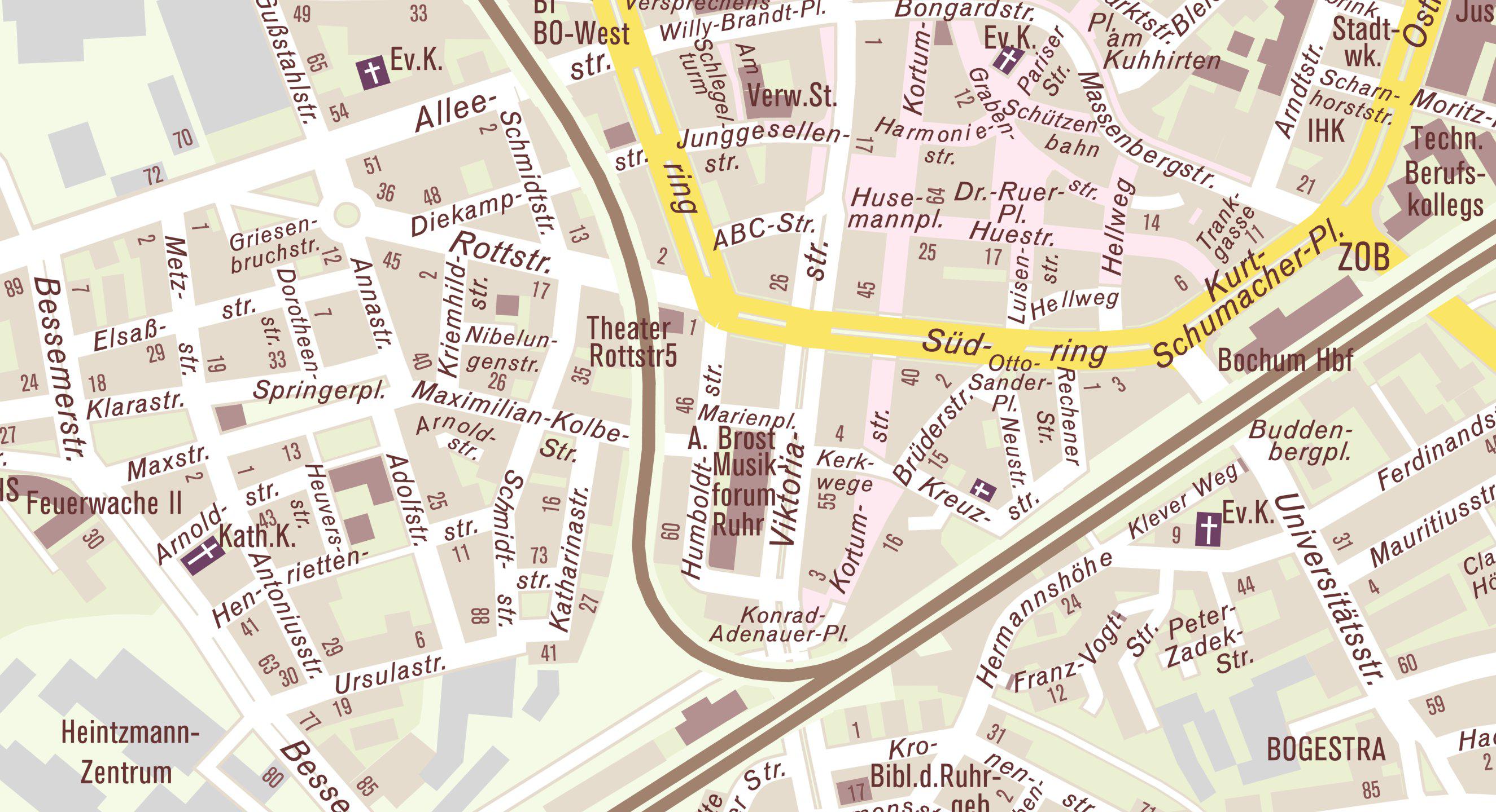 Lageplan für die Adresse Marienplatz 2