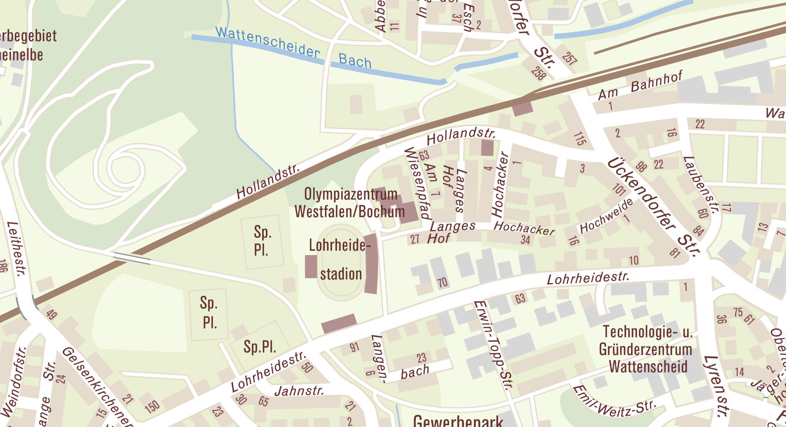 Lageplan für die Adresse Hollandstraße 95