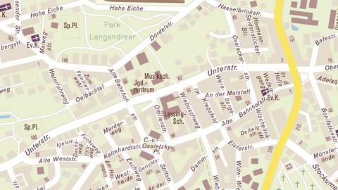 Lageplan zur Adresse Unterstraße 71