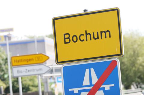 Ortseingangsschild von Bochum