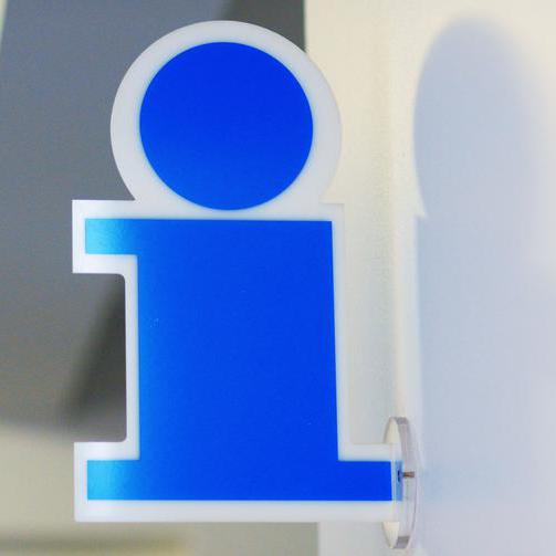 Das Bild zeigt ein Informationsschild