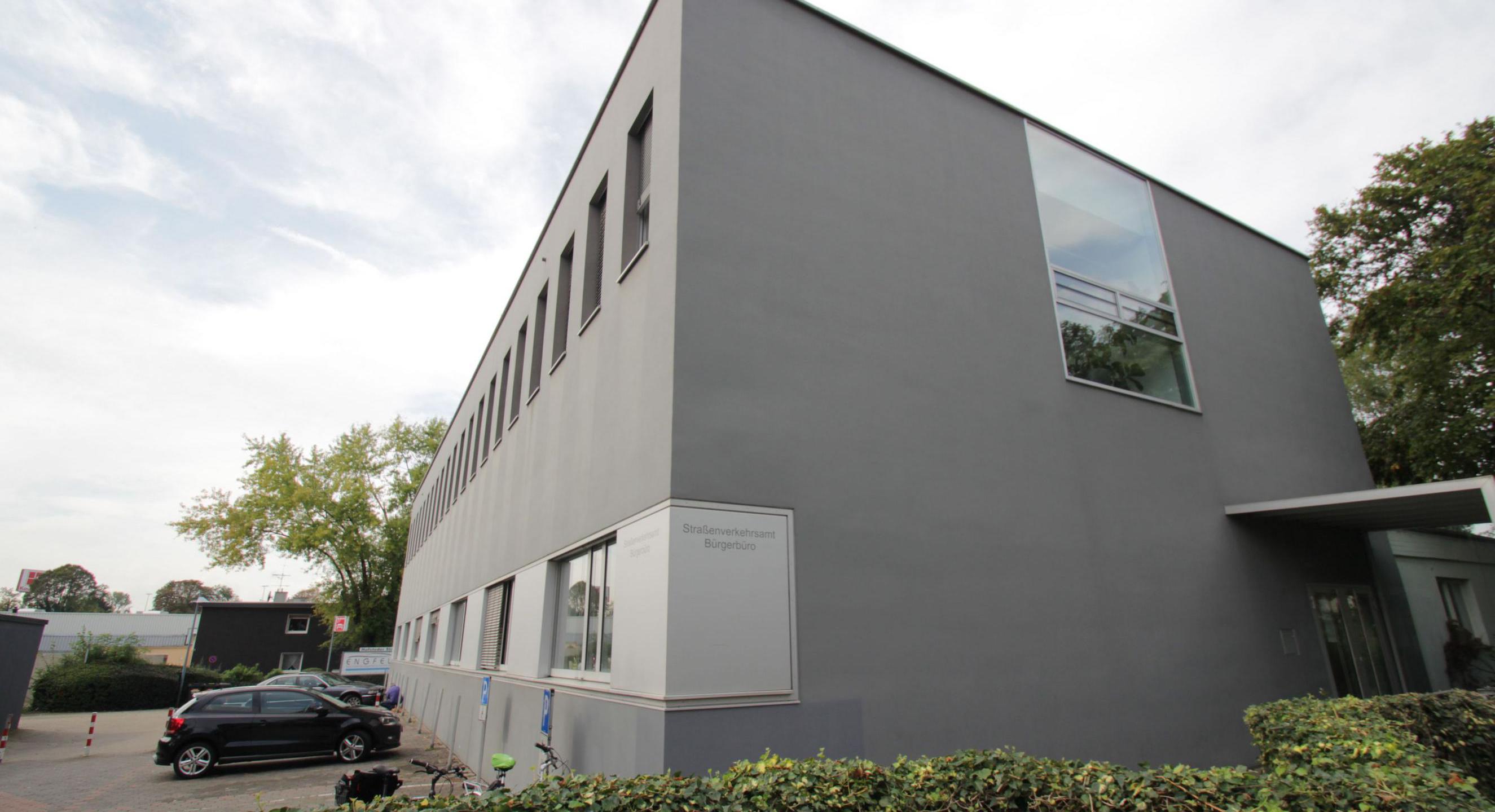 Das Bild zeigt das Verwaltungsgebäude Bulksmühle 17.
