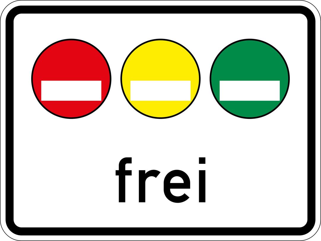 Das Bild zeigt das Umweltzone-Zusatzzeichen.