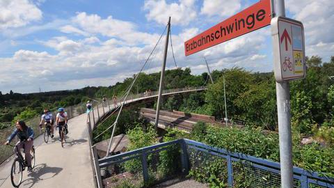 Die Erzbahnschwinge im Westpark in Bochum