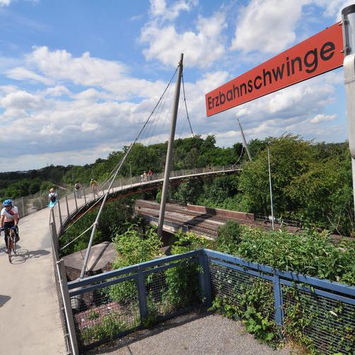 Die Erzbahnschwinge im Westpark in Bochum