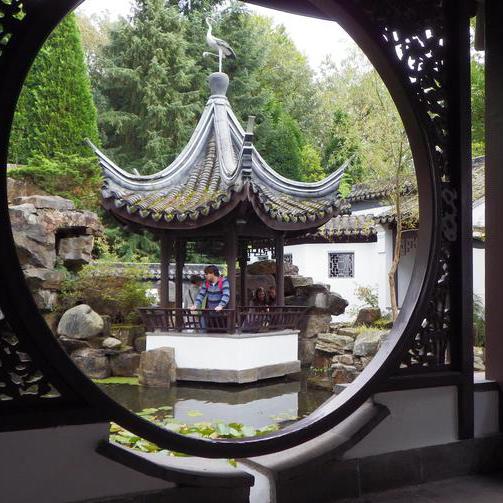 Der Chinesische Garten im Botanischen Garten in Bochum