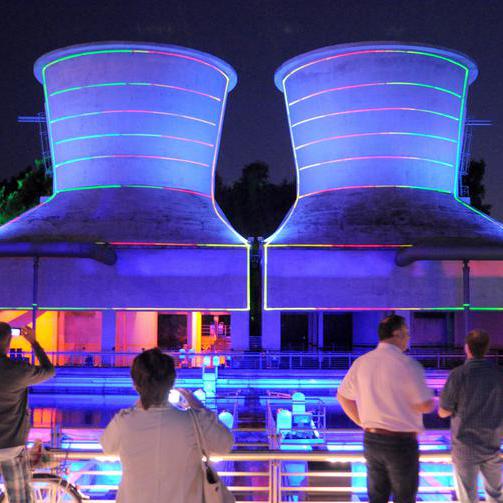 'Extraschicht - die lange Nacht der Industriekultur' rund um die Jahrhunderthalle Bochum.
