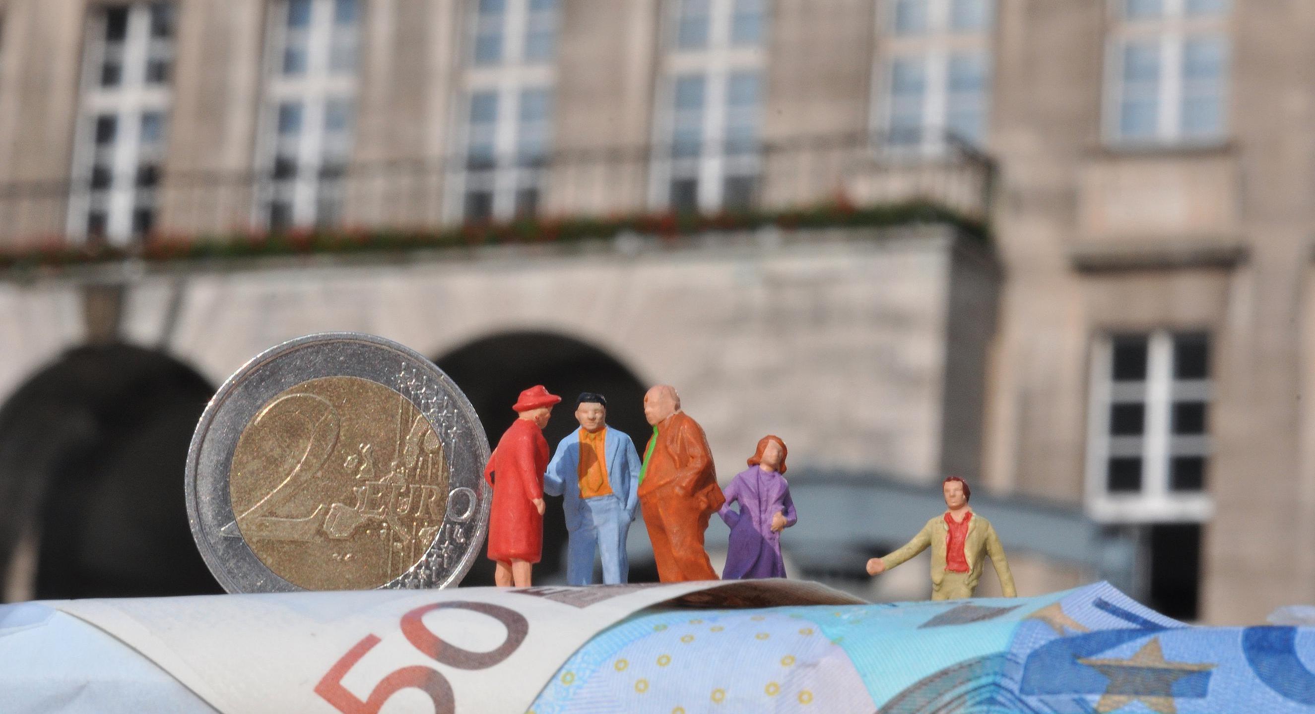 Illustration zum Thema Haushalt / Sparen.