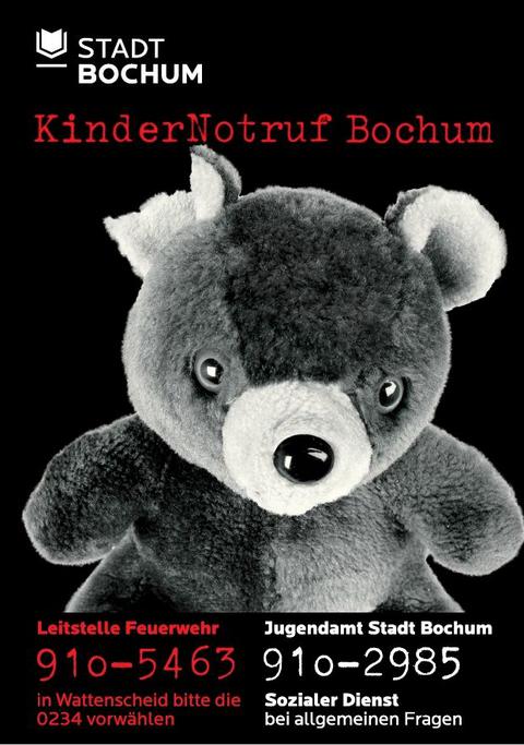 Plakat KinderNotruf Bochum