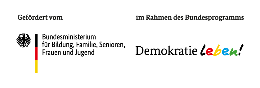 Förderlogo des Bundesprogramms "Demokratie leben!"
