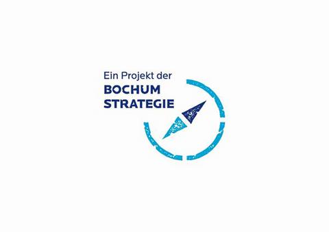 Grafik mit Schriftzug "Ein Projekt der Bochum Strategie"