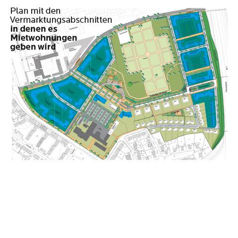 Vermarktungsplan für Mietwohnungen