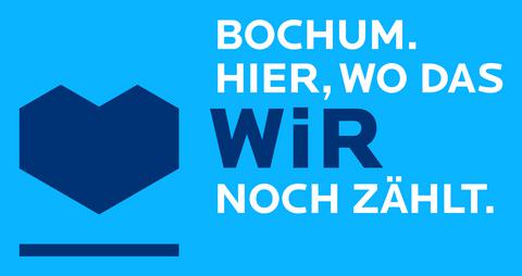 Logo zur Kampagne "Bochum, hier, wo das WIR noch zählt2