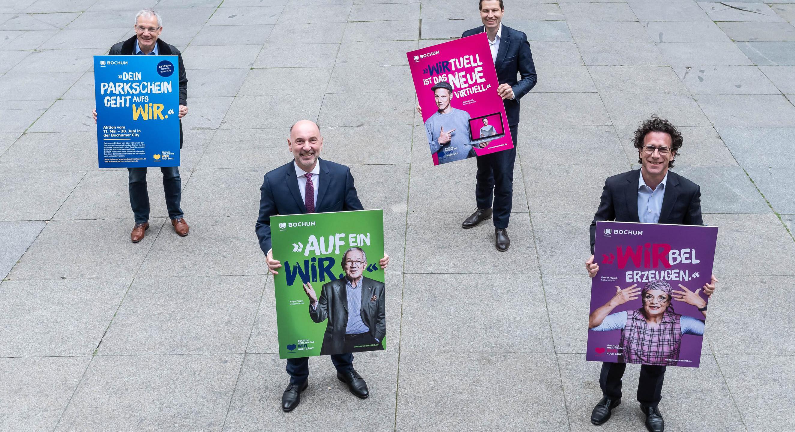 Eine Kampagne mit verschiedenen Motiven im Rahmen eines 10-Punkte-Programms wird am 11.05.2020 in Bochum vorgestellt.