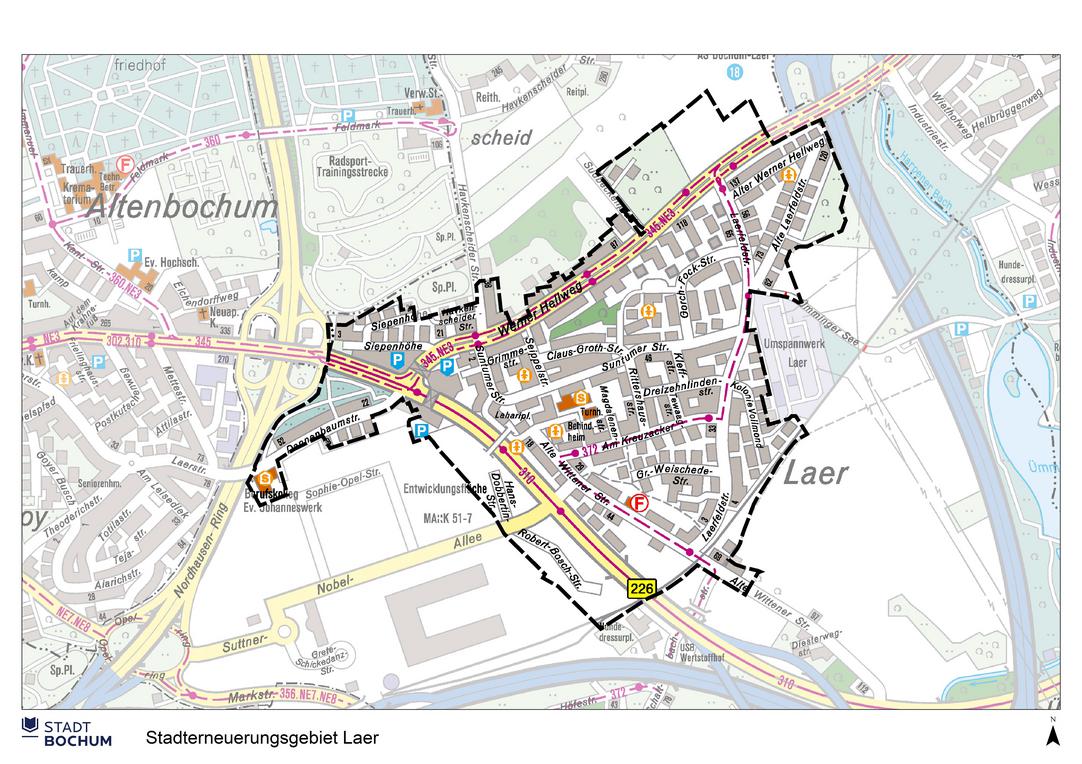 Stadterneuerung Laer Stadt Bochum