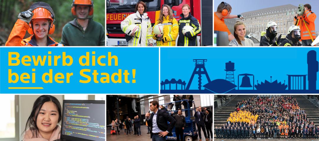Fotocollage zu aktuellen Ausbildungsangeboten