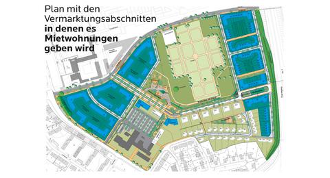 Vermarktungsplan für Mietwohnungen