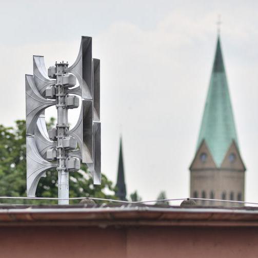 Sirene auf einem Dach