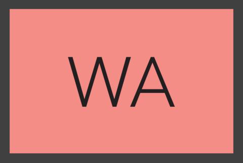 Kennzeichnung für "Allgemeines Wohngebiet" in Großbuchstaben "WA"