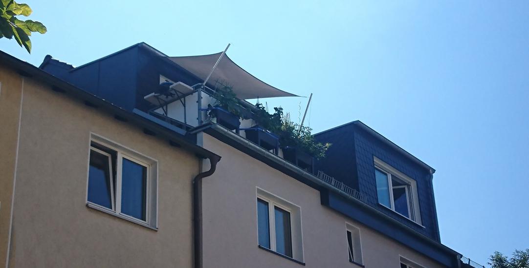 Bild von einer Dachterrasse