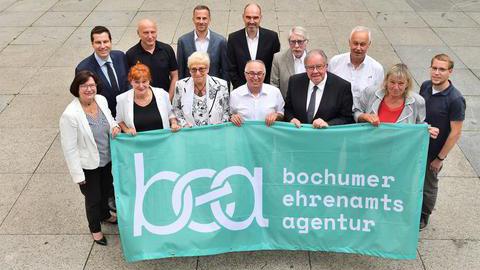 Mitglieder der Bochumer Ehrenamtsagentur