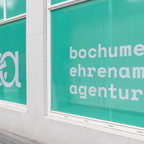 Fenster der Bochumer Ehrenamtsagentur in Bochum
