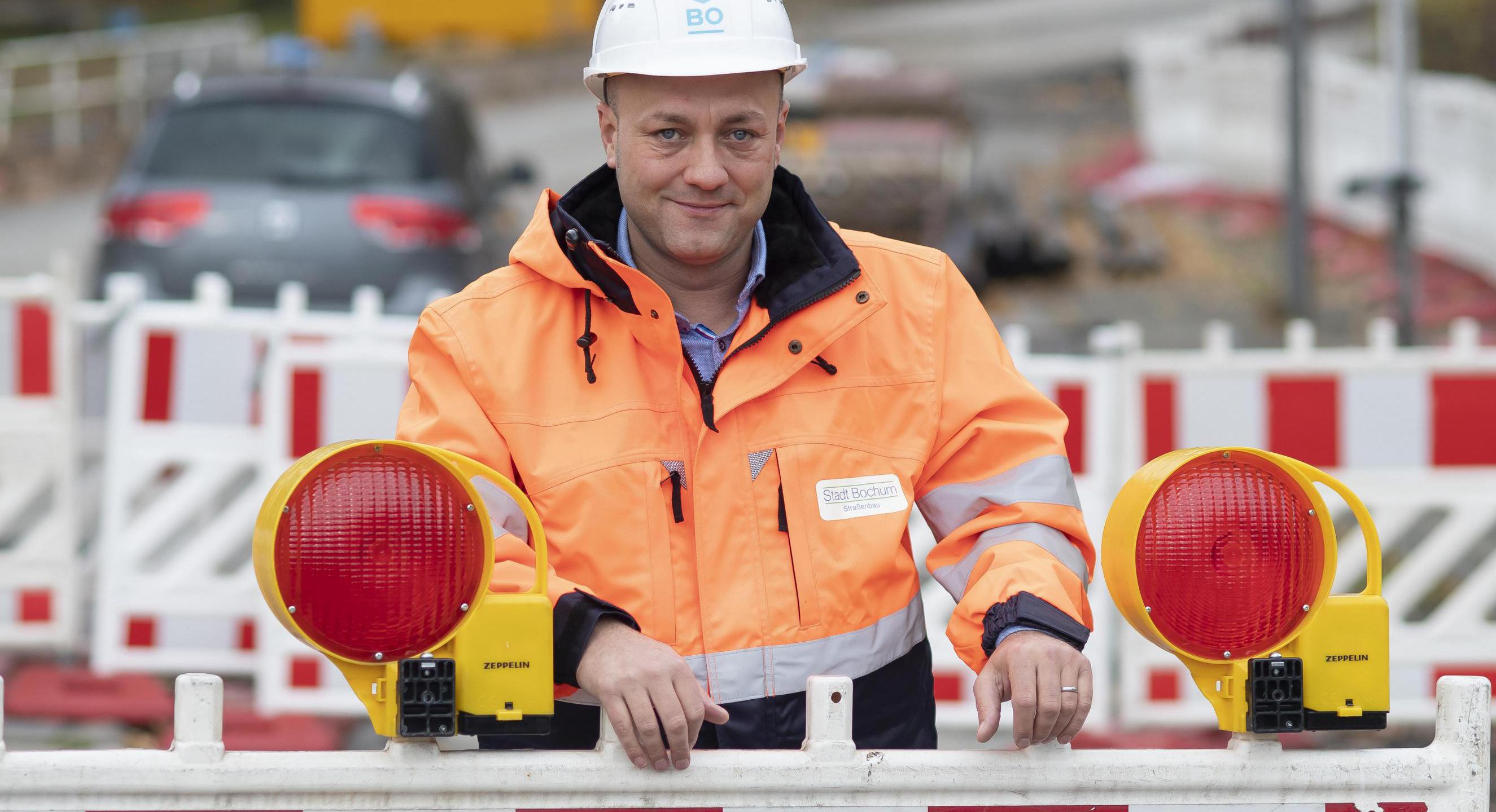 Baustellenmanager Christoph Funder