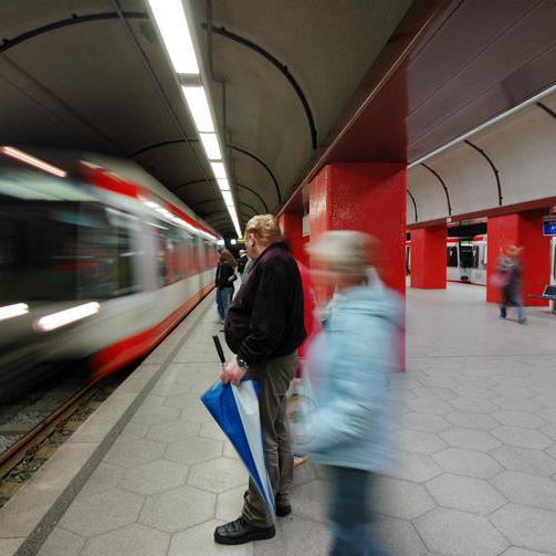 Die Stadtbahn-Station der Linien 302/310 am Rathaus in Bochum