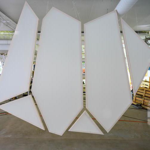 Kunst-Installation in einem leeren Ladenlokal in Bochum