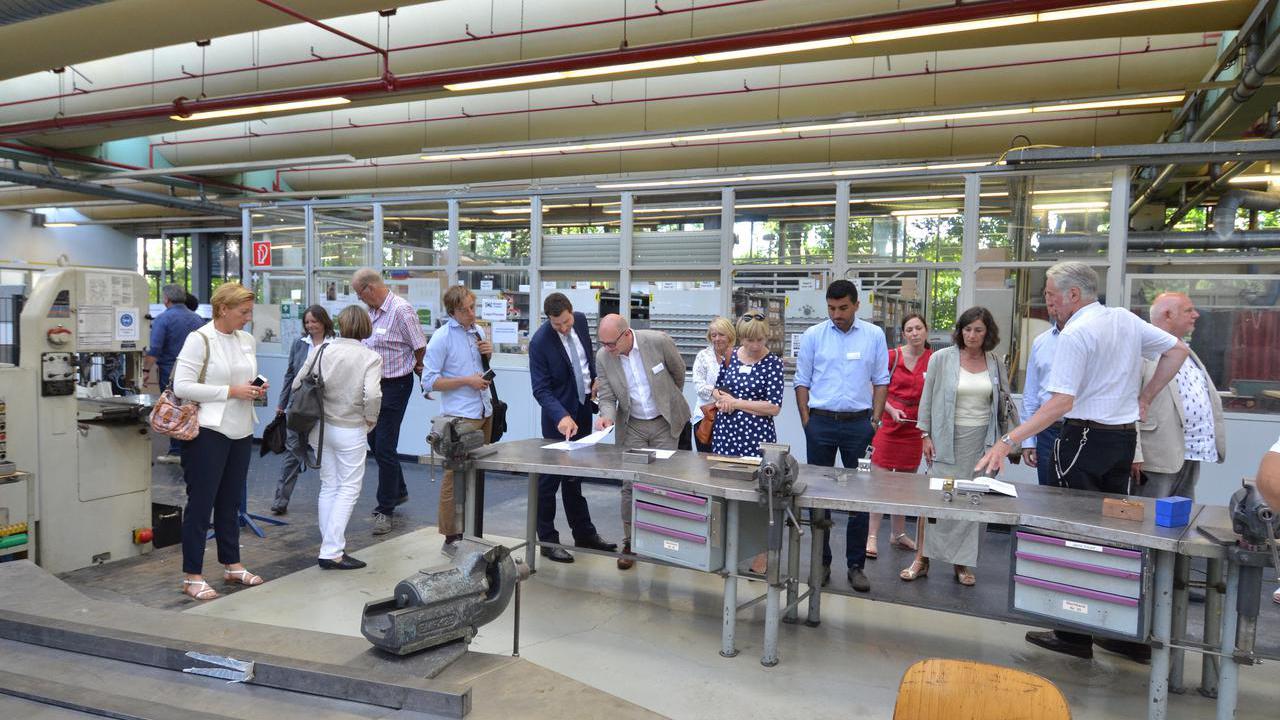 Landtagsabgeordnete besuchen am 16. Juli 2018 das Quaz.Ruhr