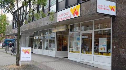 Eingang des Stadteilbüros in Bochum Wattenscheid