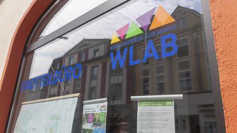 Schaufenster des Stadtteilbüros WLAB