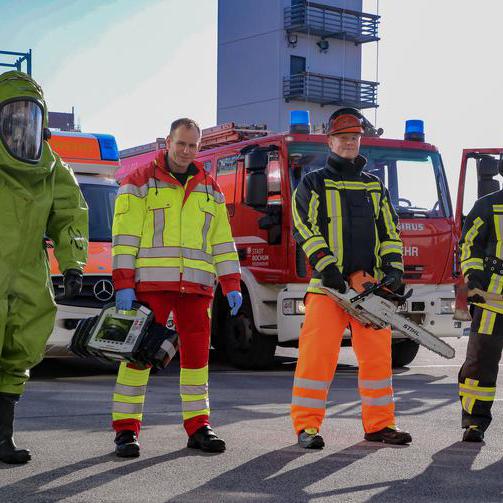 Persönliche Schutzkleidung bei der Feuerwehr Bochum