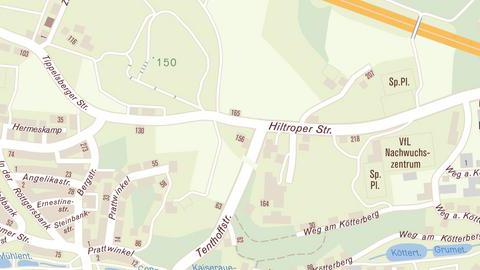 Lageplan Adresse Hiltroper Straße 156