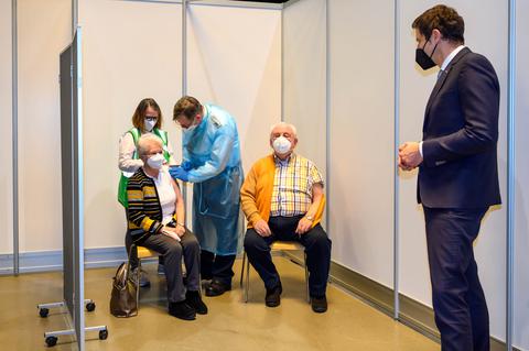 Start im Impfzentrum Bochum 