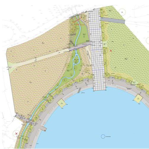 Planungsskizze Nordufer (Ümminger See)