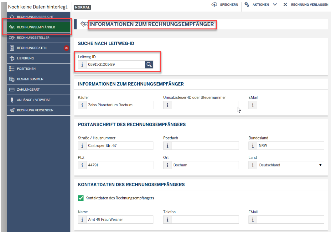 Elektronische Rechnung (E-Rechnung) - Grafik