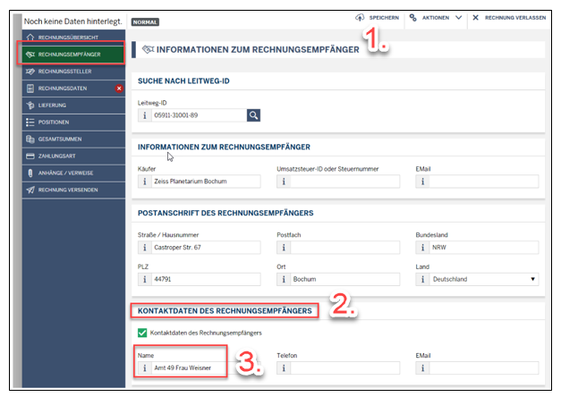 Elektronische Rechnung (E-Rechnung) - Grafik